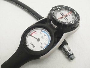 USED ​​TUSA Tsusa SCA-270 2 Gauge (Remaining Meter+Compass) Rank: AA Scuba Diving Supplies [AD57734]