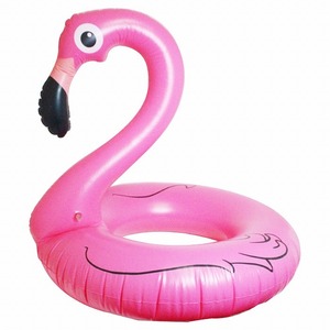 Diameter for children 90cm inner diameter 45cm flamingo floating wheel swimming sea bath pool leisure float bed pink child bird