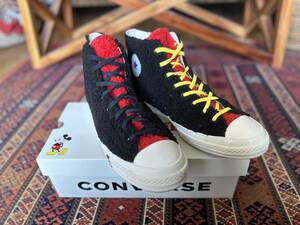 KITH X CONVERSE X DISNEY / CHUCK 70 HI / US13 / BLACK / Not released in Japan / CT70 / Chuck Taylor / Kiss / Mickey Mouse / Disney