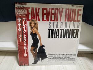 ■ Free shipping with 3 or more points !! Laser disc Break every Rule Tina Turner Tina Turner Unopened LD Obi Domestic edition 2012NT