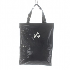 Kitamura Kitamura Shopping Bag Handbag Tote Enamel Logo DH0129 ■ GY18 /MQ Ladies