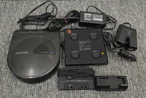 I ★ SONY Sony D-600 CPA-2 CPM-100 Cardskman Character CD Player Set ★