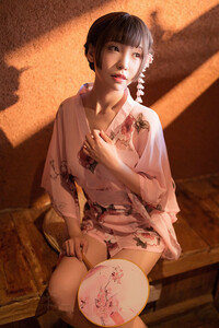 Cute Cosplay Yukata Oiran Kimono Kimono Kimono Costume Women Women's Kimono Before Pajamannite Wear Pink DJ1605