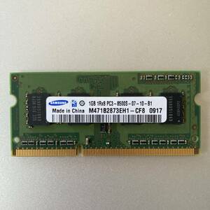 SAMSUNG DDR3-1066 PC3-8500 SDRAM SO-DIMM 204 Pin M471B2873EH1-CF8 1GB 2