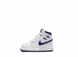 Nike TD Air Jordan 1 High OG &amp;quot;Court Purple&amp;quot; 16cm CU0450-151