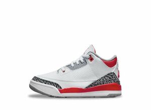 Nike PS Air Jordan 3 Retro &amp;quot;Fire Red&amp;quot; 22cm DM0966-160