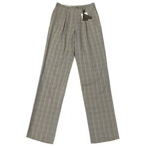 Santa FE with tag (Santa Fe) Slack Wantack Pants Silk Mixed Check pattern Price ¥ 29800 Men 30