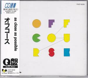 [Used CD] Off Course/AS Close as Possible/CD selection