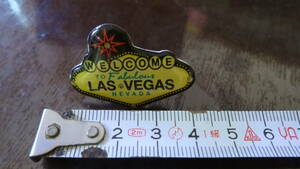 Las Vegas Badge Retro shining with battery