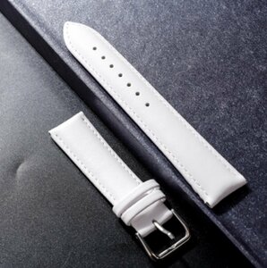 Watch Belt White 18mm Exchange tool &amp; Spring Bar Men's Ladies