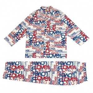 Hysteric glamor Hysteric Glamour Typography Print Pajamat Set Up Suit Ivory and other L