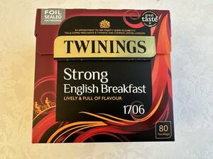 British Twining Strong Inglyish Brek Fast Tea Tea 80 packs 250g