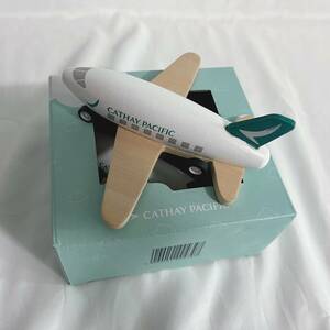 (New) Cathay Pacific Wooden Airplane Model CATHAY PACIFIC AIRWAYS Hong Kong Kiden Children's Baby Flying toy