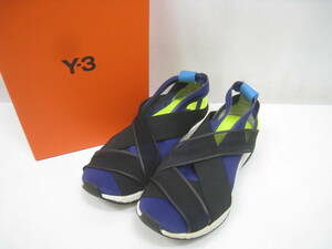 Y-3 Wisley YOHJI YAMAMOTO Yoji Yamamoto Adidas Adidas DANSU BOOST Sneakers AQ2621 Purple x Black Purple Black Size 25cm