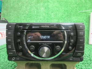 (R06 / 02 /06) φ 2DIN genuine audio / Toyota / 08600-00J10 / CP-W60 / Used / operation confirmation