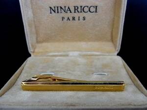 ◎ №4558 ◎ ■ Good quality ■ Ninarich [NINA RICCI] [Gold] ■ Tie pin ♪