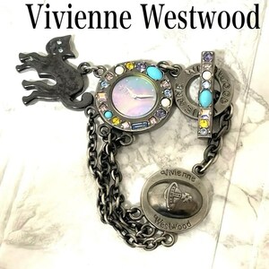 Discontinued Vivian Westwood Black Cat Chain Watch