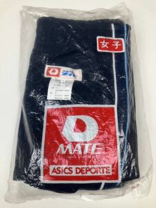 [Unused] ASICS DEPORTEMATE Navy blue bloomer LL size school gym suit side -line ASICS Deporte Mate 2