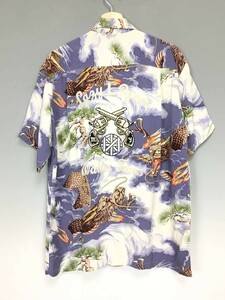 Mihara yasuhiro SURF Mihara Aloha shirt Back embroidery Dragon Matsu Size L 16-16 1/2 Oriental Enterprise SUN SURF Sun Sancer Production