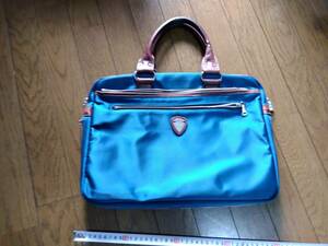 M3 OTIAS part genuine leather bag briefcase used good goods