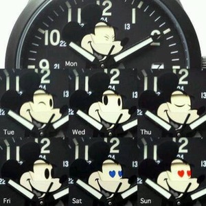 Jamhomemade x Disney Monochrome Micky Watch With unused item box