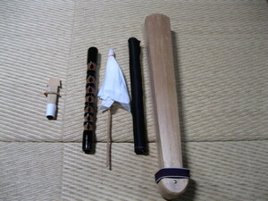 Gaga musical instrument 篳篥 and wooden case!