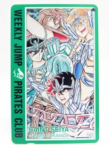 Rare unused Saint Seiya Hakata Masami 50 degrees x 1 Telephone Card Telephen Weekly Shonen Jump Weekly Jump ① ☆ P