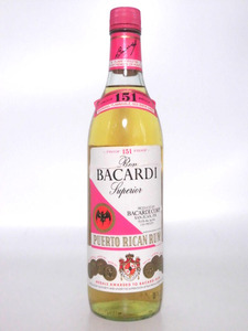 [L2] 90's Bacardi 151 Old bottle [Bacardi 151]