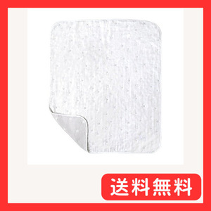 10MOIS (Dimowa) Fukufuku Gauze (6fold Gauze) Ket Cotton 100% Silver M size 90 × 110cm
