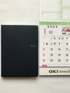 ★★ Free shipping, immediate decision, not for sale ★★2024 A6 size Business notebook With desk calendar bonus System notebook Schedule book Also for point digestion