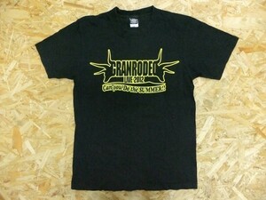GRAN RODEO Grand Rodeo 2012 Live Tour Goods Band T -shirt Black Size M