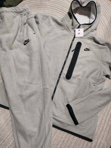 New list price 34650 NIKE Tech fleece wintarized setup XL Light gray Naiki Upper and lower men's hoodie pants