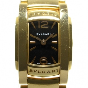 BVLGARI Watch Ashoma AAP26G Ladies Gold solid/K18pg Black