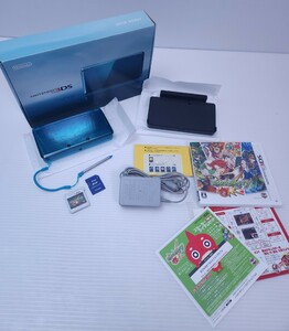 Beauty/ Operation Nintendo Nintendo 3DS Blue Body CTR-001 Memory Card 4GB+ Game Soft/ With Boxed Set (H-10)