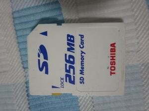Toshiba SD Memory Card 256MB White