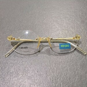 KENZO Glasses 51 □ 18 145 Glasses Frame Glasses Frame Two Points 29,000 yen Kenzo Vintage