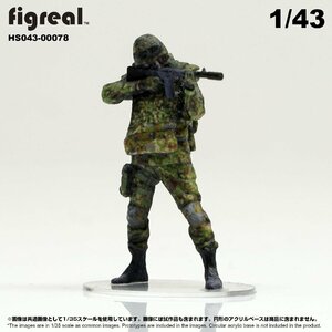 HS043-00078 FIGREAL Ground Self-Defense Force 1/43 JGSDF high-definition figure