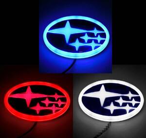 Subaru LED emblem 3 colors