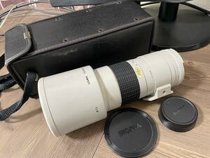 SIGMA rare white 400mm 1: 5.6 Nikon (Nikon) with lens case cap with cap