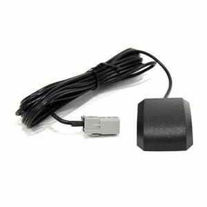 ю [Free shipping for mail] Clarion 2012 model NX712W High sensitivity! GPS Antenna Navi General -purpose connector waterproof magnet Gray angle type