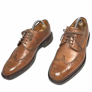 [Regal] Genuine REGAL Shoes 25cm Tea Full Brogue Business Shoes outer Wane Leather Leather Leather Men Men Men 25 B