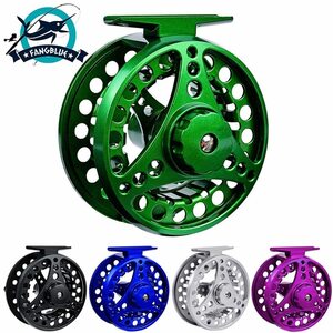 Fly Fishing Reel 5 6 5000 Aluminum Alloy Changeable Colors: Black, Silver, Blue