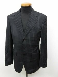 M6588 PAUL SMITH Tailored Jacket Black Stripe M size Mind clothing 100 % Wool Made in Japan Bonus Paul Smith
