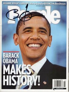 [UACCRD] Barak Obama autograph ■ 44th American President ●