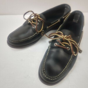 Beauty &amp; Youth UNITED ARROWS Beauty &amp; Youth United Arrows Leather Deck Shoes Mochasin Navy US8D 26cm Loafers