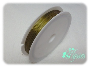★ Access ★ 60 ★ Gold 0.38mm Nylon Court Wire 50m ★ Please be sure to read the explanation and self -introduction