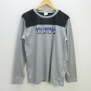 G ■ Colombia/Columbia Ron T/Cut -sew [L] Gray -black/Men's/20 [Used] ■