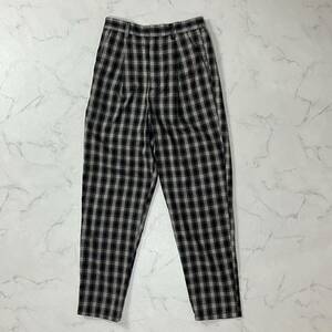 URBAN RESEARCH SONNY LABEL Urban Research Sunny Label Check Tack Waist Gum Zip Pocket Casual Pants 36