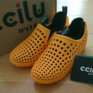 New CCILU Aqua Shoes 21㎝ Orange sandals
