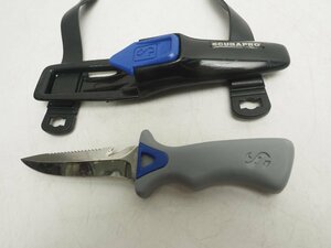 USED ​​SCUBAPRO Scuba Propro Diver Knife Total Length: 17.5cm Rank: A Scuba Diving Supplies [VV58159]